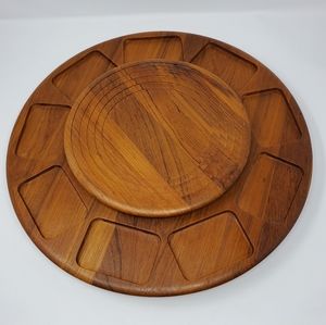 Vintage 60's Digsmed MCM Tiek wood lazy susan